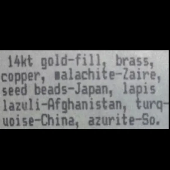 Huge Vintage Tabra Multi-gemstone Earrings 14k gold filled - Picture 9 of 9